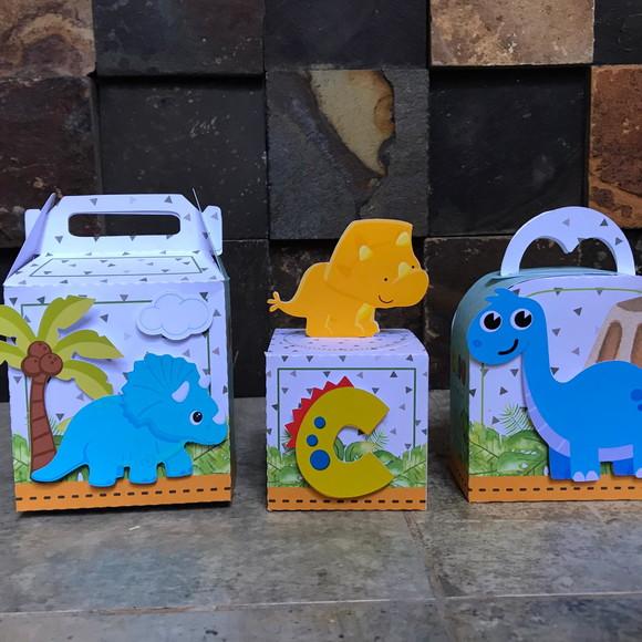 Personalizado Dinossauro Baby Menino 21 Caixas