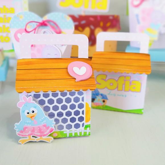 Personalizado Galinha Pintadinha Menina Rosa