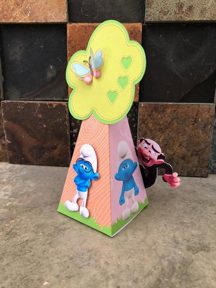 Personalizados Smurfs | Lembrancinha | Caixa