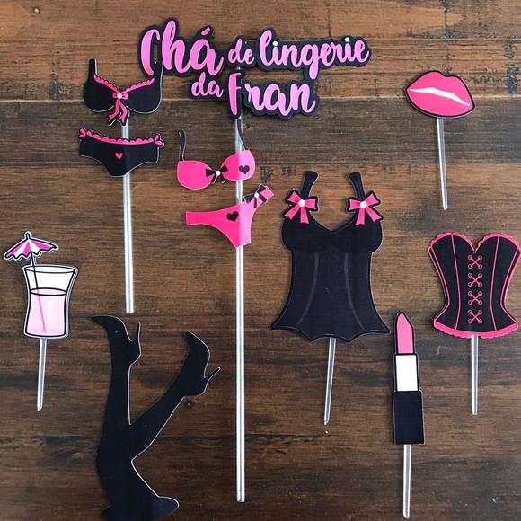 Topo Bolo Chá de Lingerie