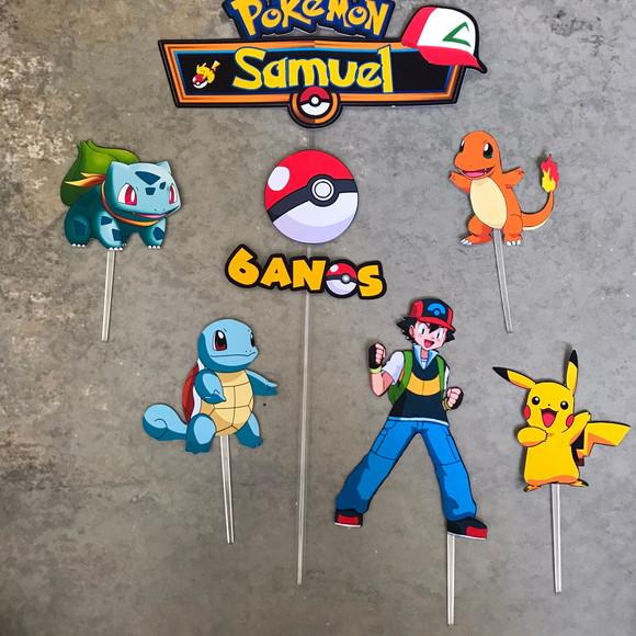 Topo de Bolo Pokemon