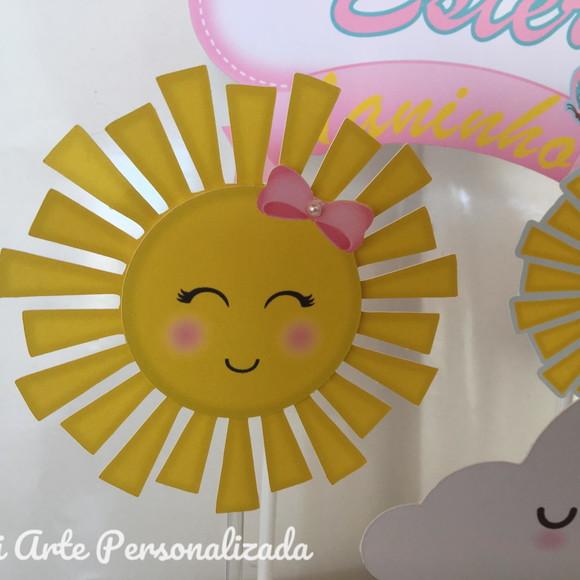 Topo de Bolo Raio de Sol