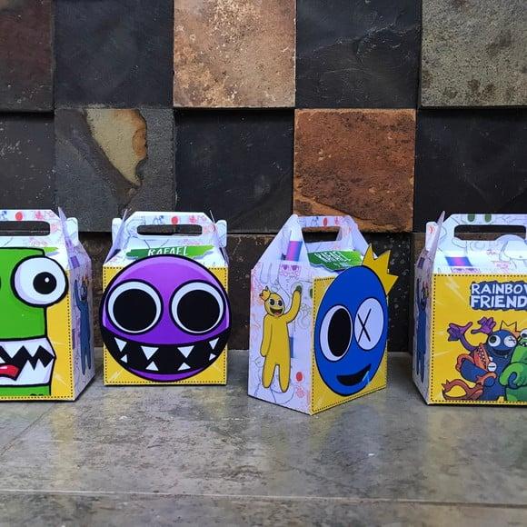 10 Caixas Lembrancinha Rainbow Friends
