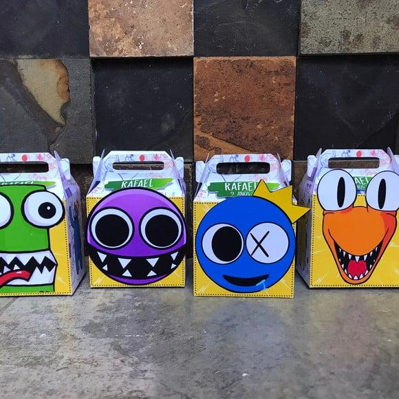 10 Caixas Lembrancinha Rainbow Friends