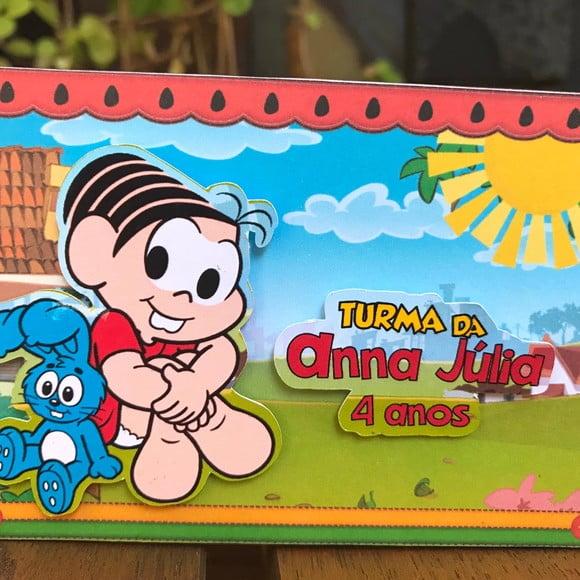 10 Caixas para Kit Kat Mônica