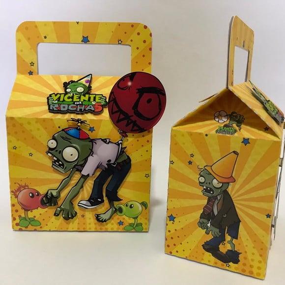 10 Caixas Presente Plants Vs Zombeis