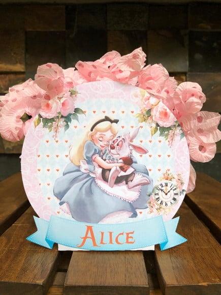 10 Centro de Mesa Alice no País das Maravilhas