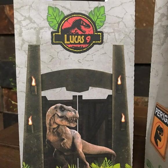 10 Unidades Sacolinha Surpresa Jurassic World