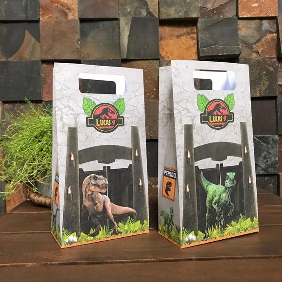 10 Unidades Sacolinha Surpresa Jurassic World
