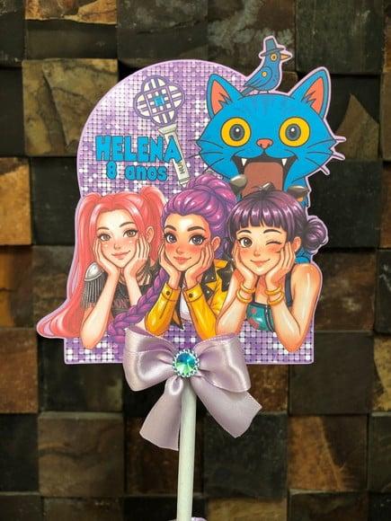20 Centro de Mesa Guerreiras do K Pop Kpop Demon Hunters