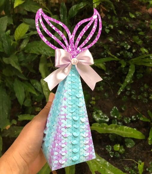 Kit Caixas Personalizado Sereia