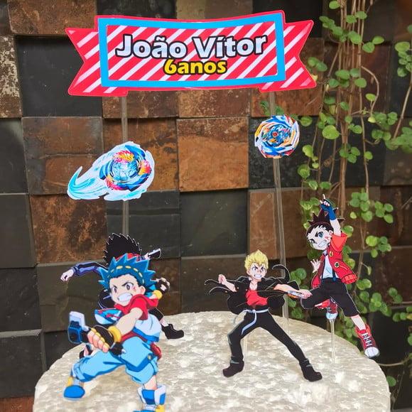 Kit Festa Aniversario Beyblade Só Um Bolinho