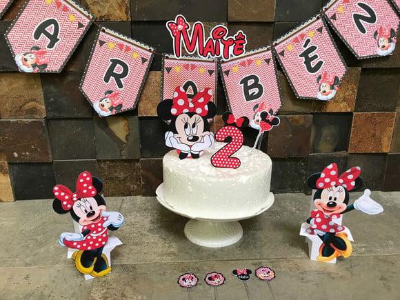 Minnie Vermelha Festa de Aniversario