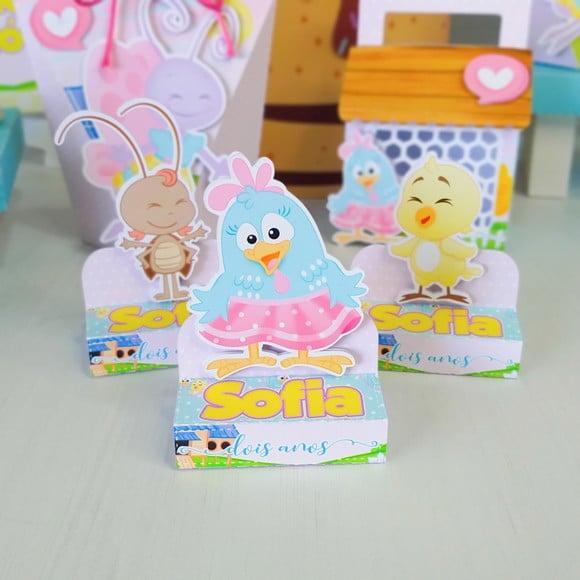 Personalizado Galinha Pintadinha Menina Rosa