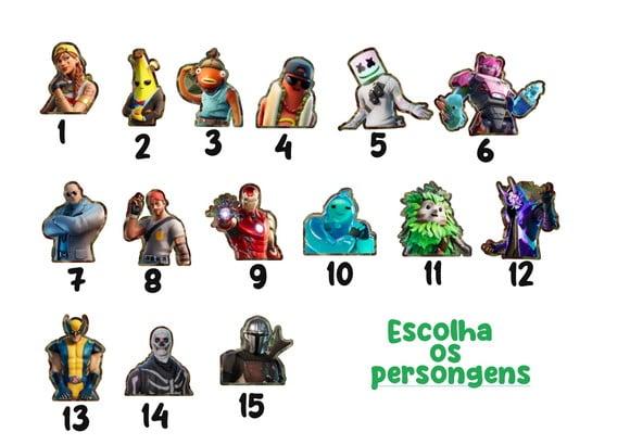 10 Unidades Caixa Lembrancinha Fortnite