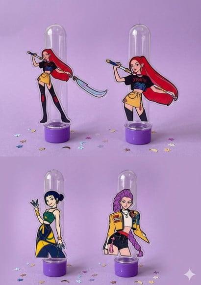 Caixa Personalizado Huntrix Guerreira do Pop