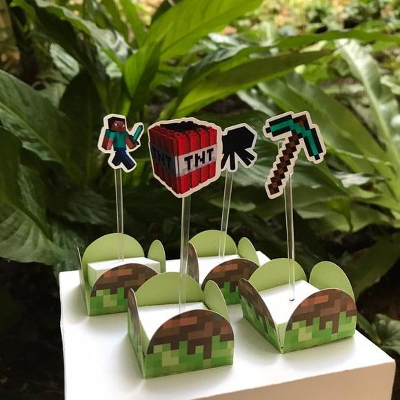 Festa em Casa Minecraft Só Um Bolinho