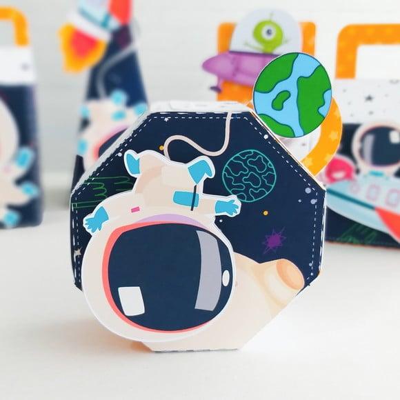 Kit Caixas Astronauta
