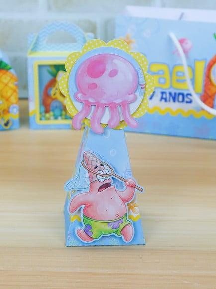 Kit Festa Personalizado Bob Esponja 46 Itens