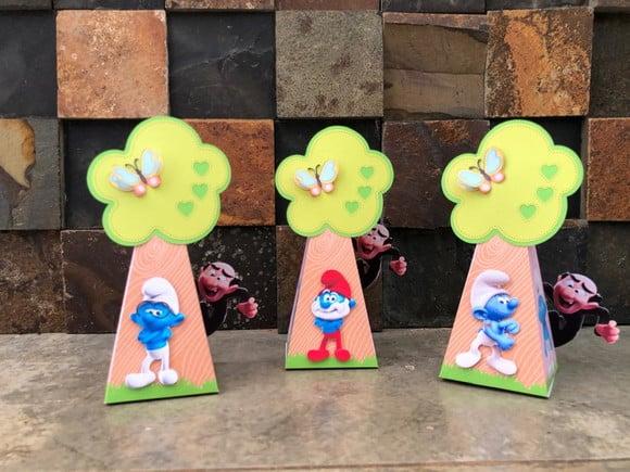 Personalizados Smurfs | Lembrancinha | Caixa