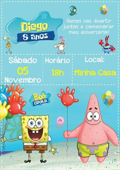 Só Um Bolinho Bob Esponja