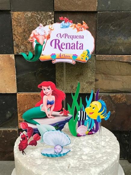 Só Um Bolinho Pequena Sereia Ariel