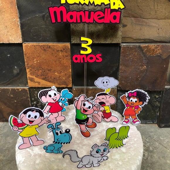 Topo de Bolo Turma da Mônica