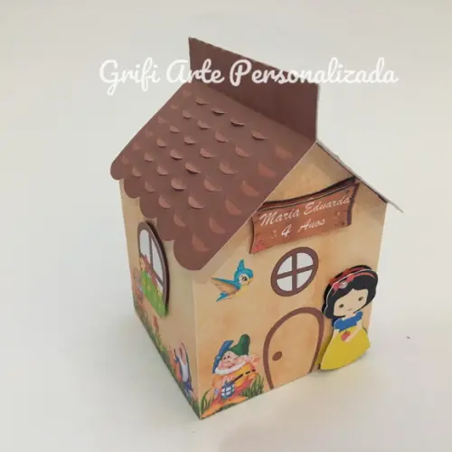 10 Caixas Casinha - Branca de Neve