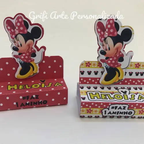 10 Caixas Porta Bis Minnie