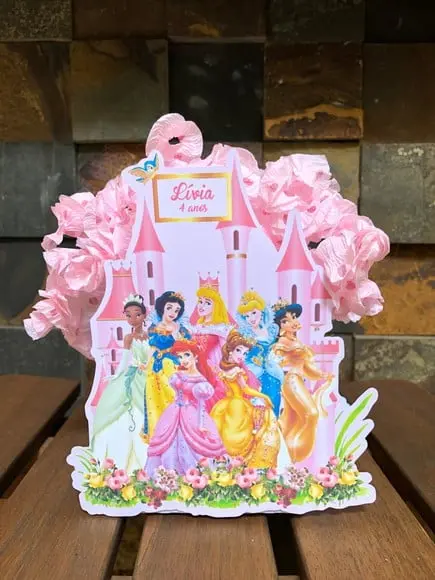 10 Centro de Mesa Princesas