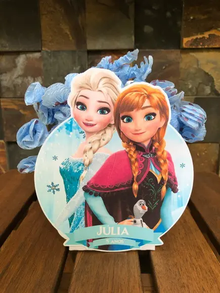 10 Centros de Mesa Frozen e Elza
