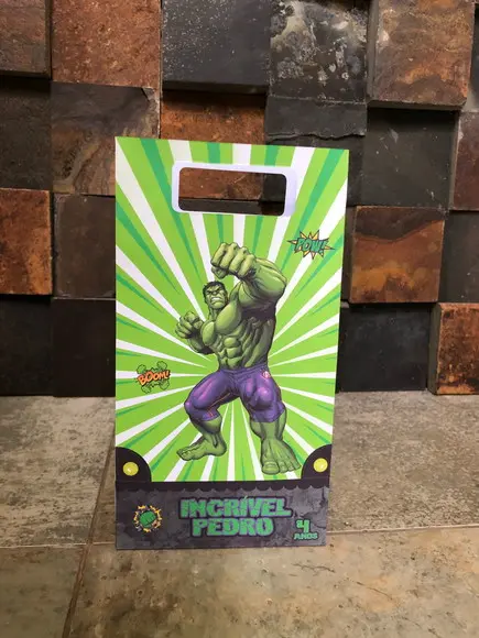 10 Sacolinhas Hulk | Lembrancinha Hulk