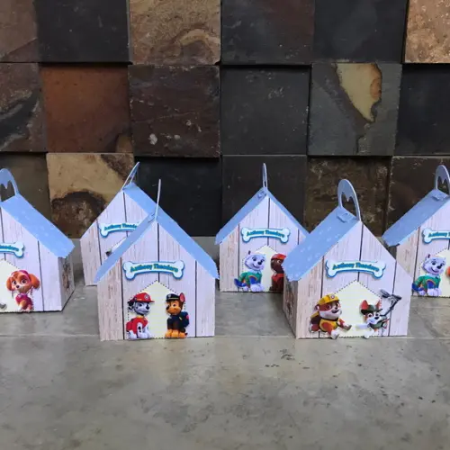10 Unidades Casinha Patrulha Canina