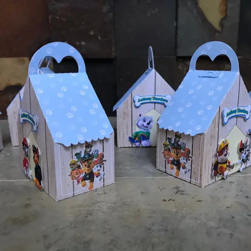 10 Unidades Casinha Patrulha Canina