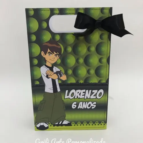 10 Unidades de Sacolinha Surpresa Ben 10