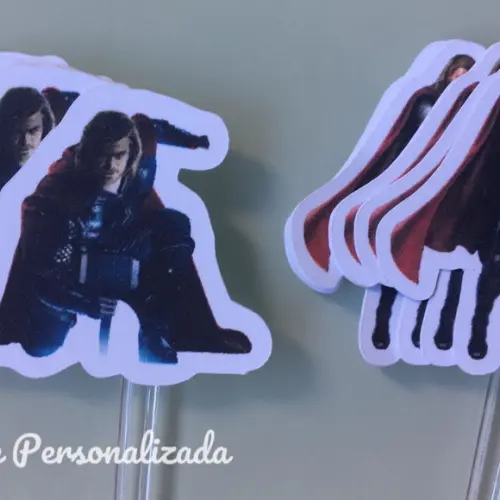 100 Unidades Apliques para Topper - Huck
