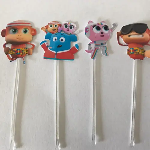 100 Unidades de Apliques para Topper Chico Bon Bon