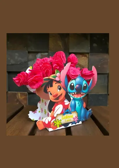 12 Centro de Mesa Lillo e Stitch