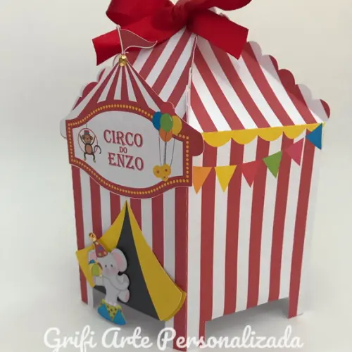 12 Unidades Centro de Mesa - Tenda Circo