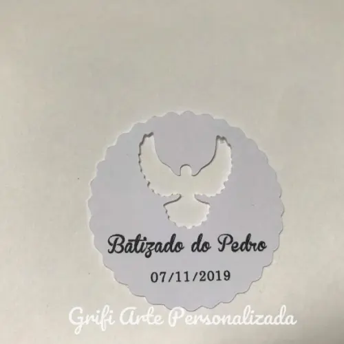 15 Unidades Tag Agradecimento Batizado