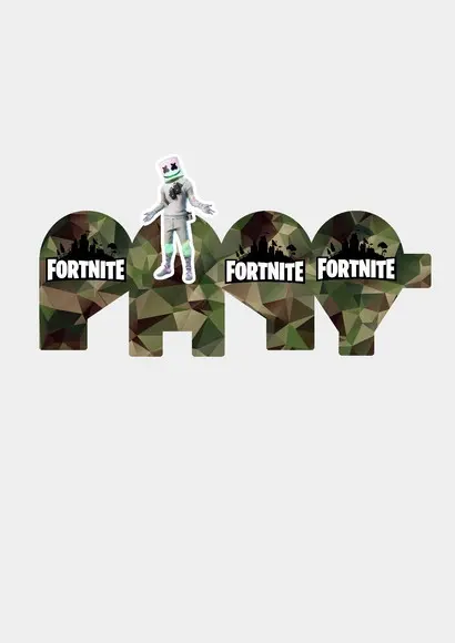 24 Unidades Forminha Fortnite