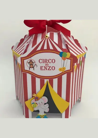 30 Unidades Centro de Mesa - Tenda Circo