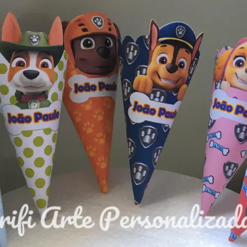8 Unidades Cone Patrulha Canina