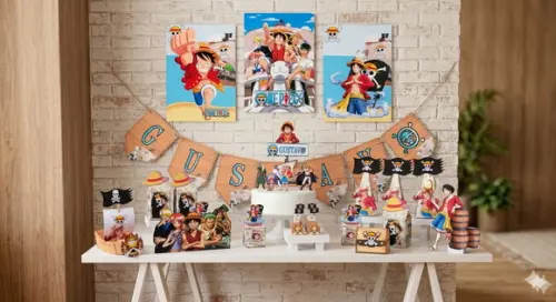 Aniversário One Piece 65 Itens