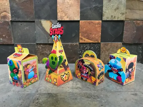 Brawl Stars Personalizado Caixas