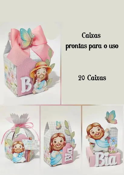 Caixas Personalizado Jesus Kit Festa Deus