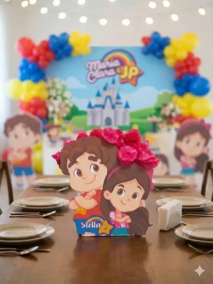 Centro de Mesa Maria Clara e Jp