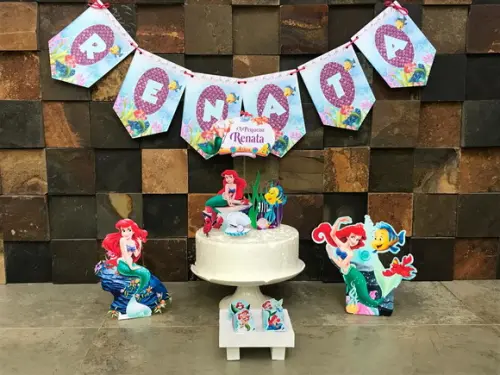 Festa de Aniversário Pequena Sereia Ariel