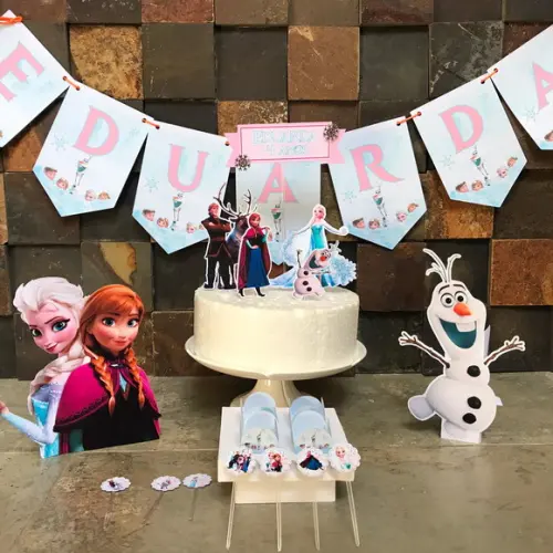 Frozen Mesversário | Festa na Escola
