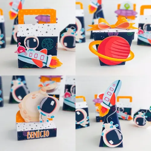 Kit Caixas Astronauta